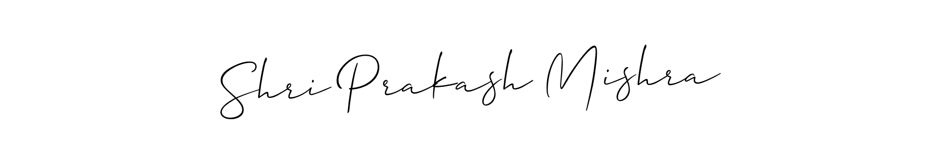 Shri Prakash Mishra stylish signature style. Best Handwritten Sign (Allison_Script) for my name. Handwritten Signature Collection Ideas for my name Shri Prakash Mishra. Shri Prakash Mishra signature style 2 images and pictures png